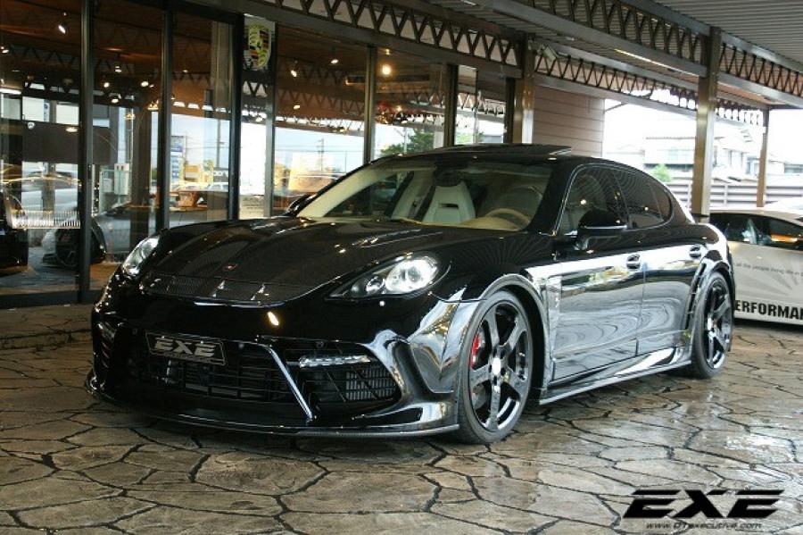 Porsche Panamera Black on Black by EXE and Mansory '2016